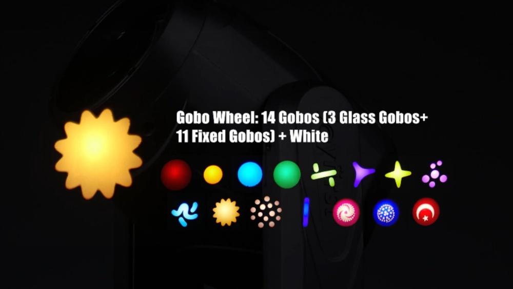 beam mini 7R gobo wheel